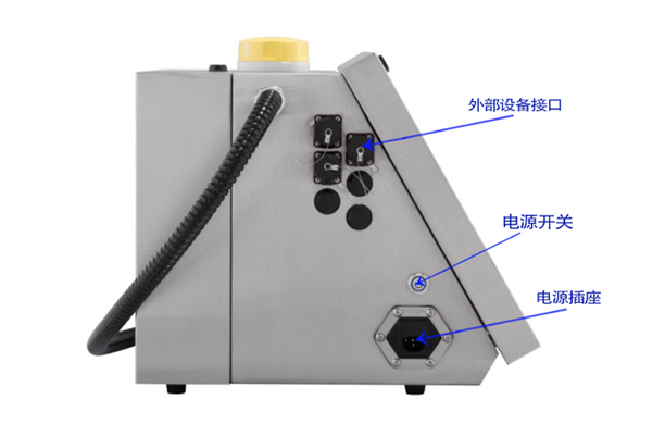 喜多力ci56501噴碼機側(cè)面功能介紹